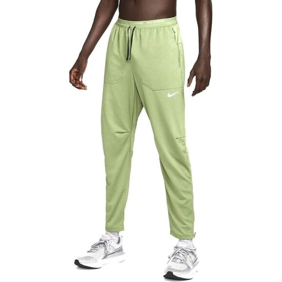 Nike Phenom Dri-Fit Knit Running Pants Size Large Men Green DQ4740-334 - Picture 3 of 9